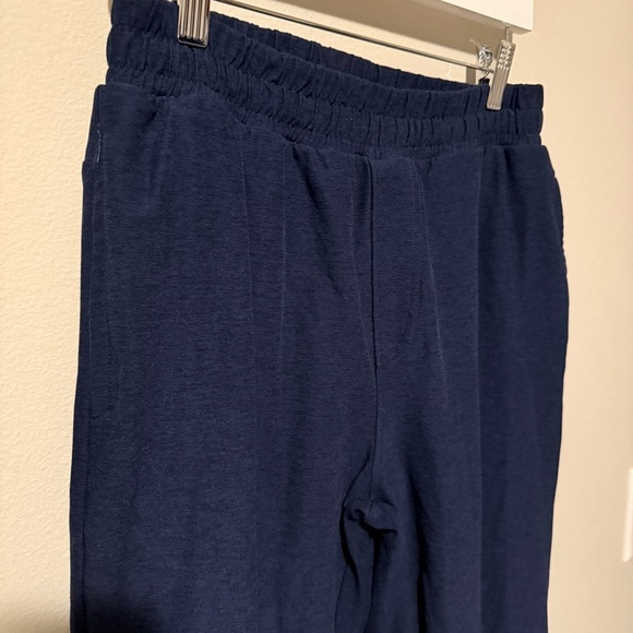Beyond Yoga Spacedye Take it Easy Men’s Pants Navy Sz Small EUC Slim Fit Active - Picture 5 of 16